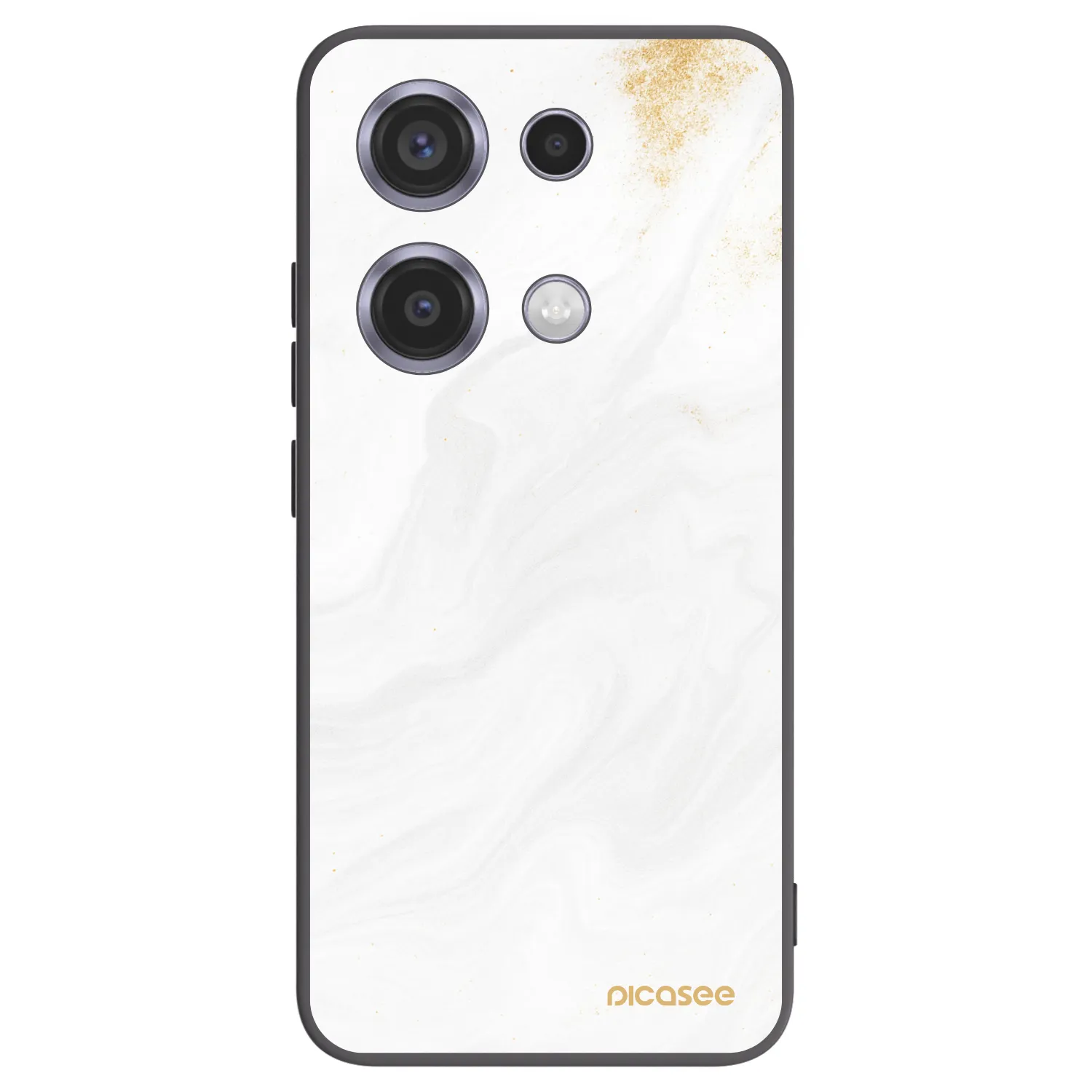 Picasee silikonski črni ovitek za Xiaomi Redmi Note 14S - White