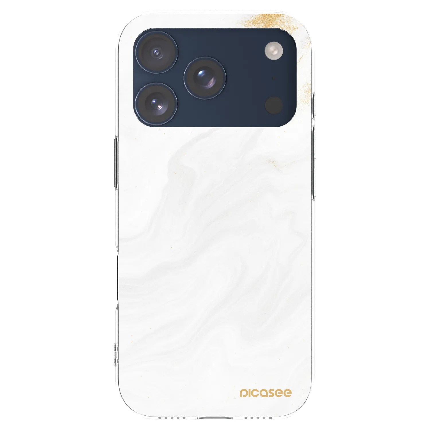 Picasee silikonski prozorni ovitek za Apple iPhone 17 Pro - White