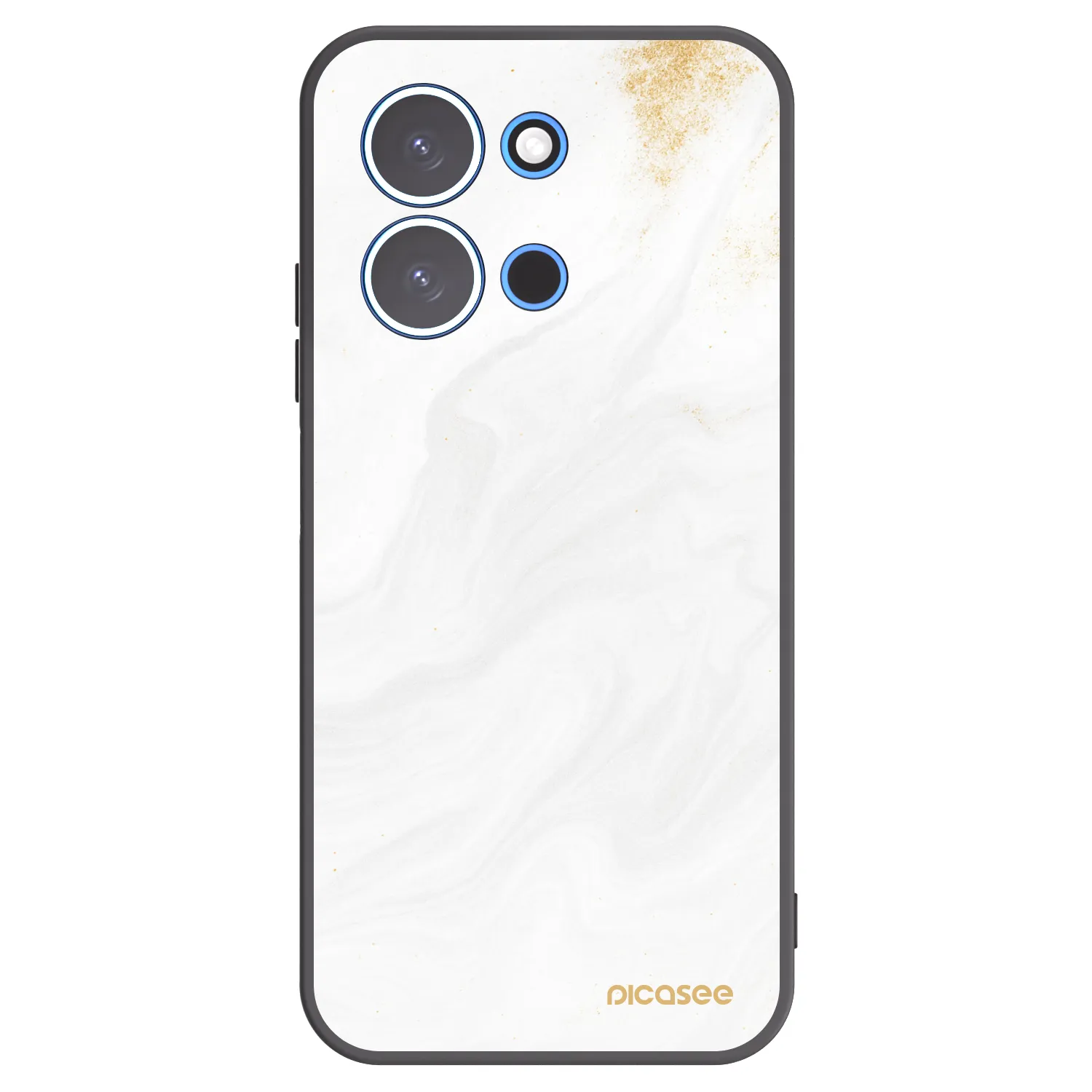 Picasee silikonski črni ovitek za Xiaomi Redmi 15C 4G - White