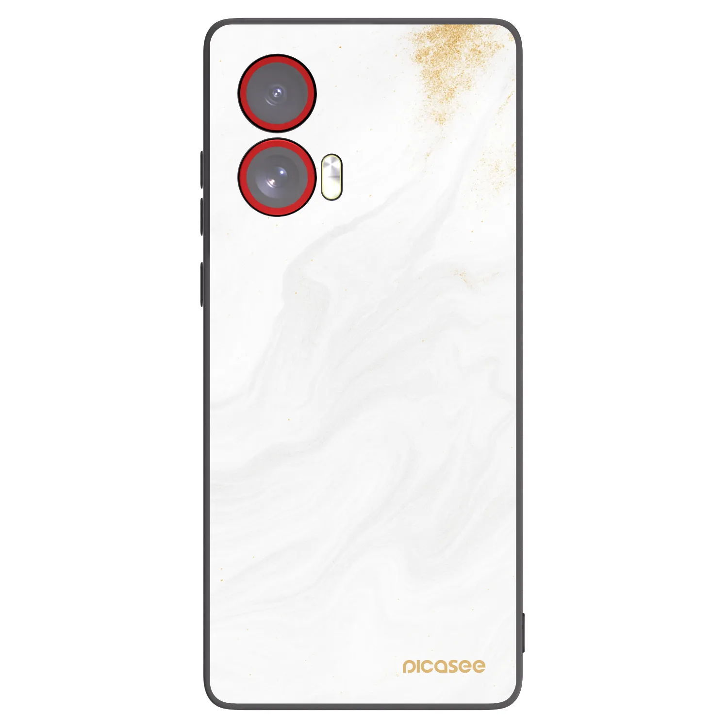 Picasee silikonski črni ovitek za Motorola Edge 50 Fusion - White