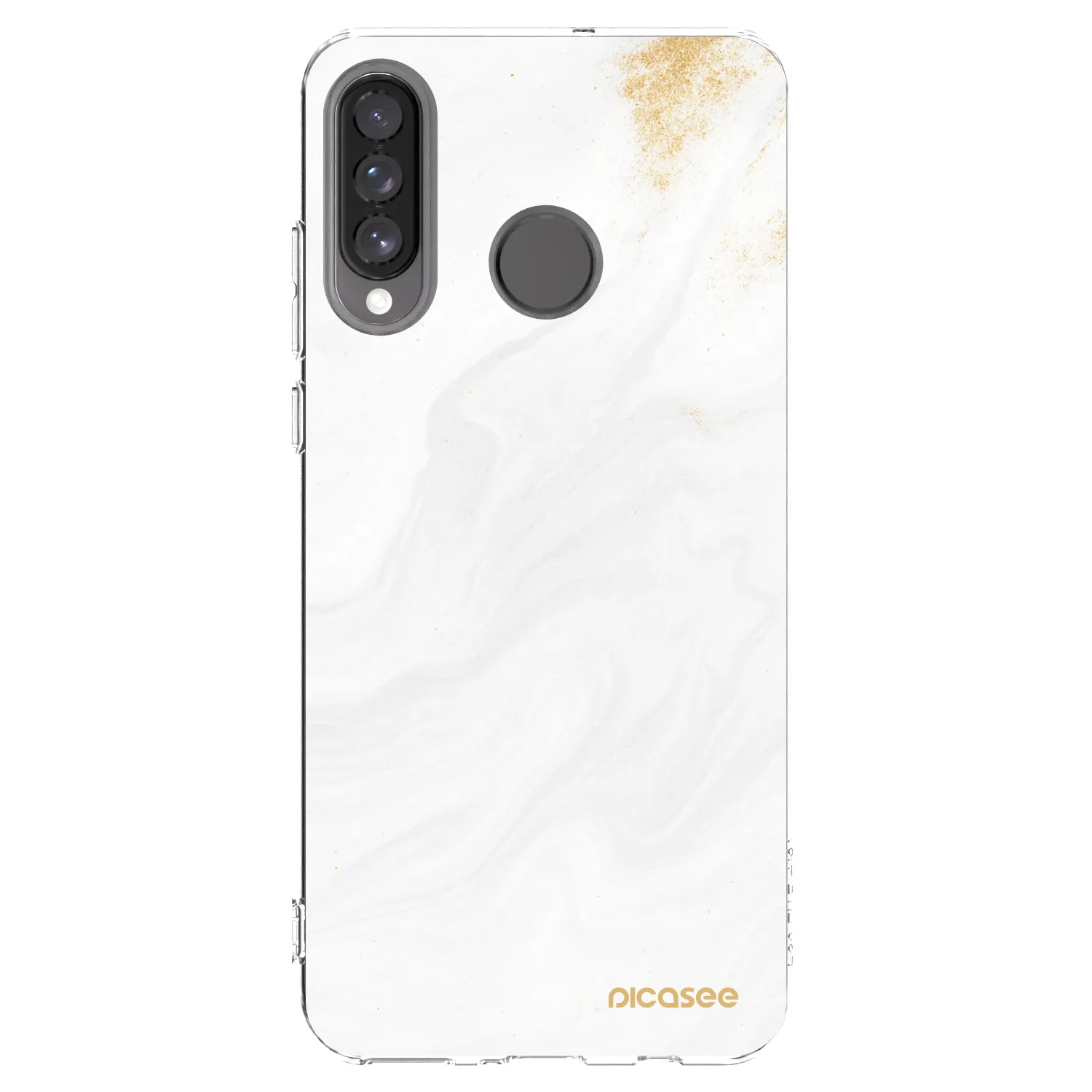 Picasee silikonski prozorni ovitek za Huawei P30 Lite - White