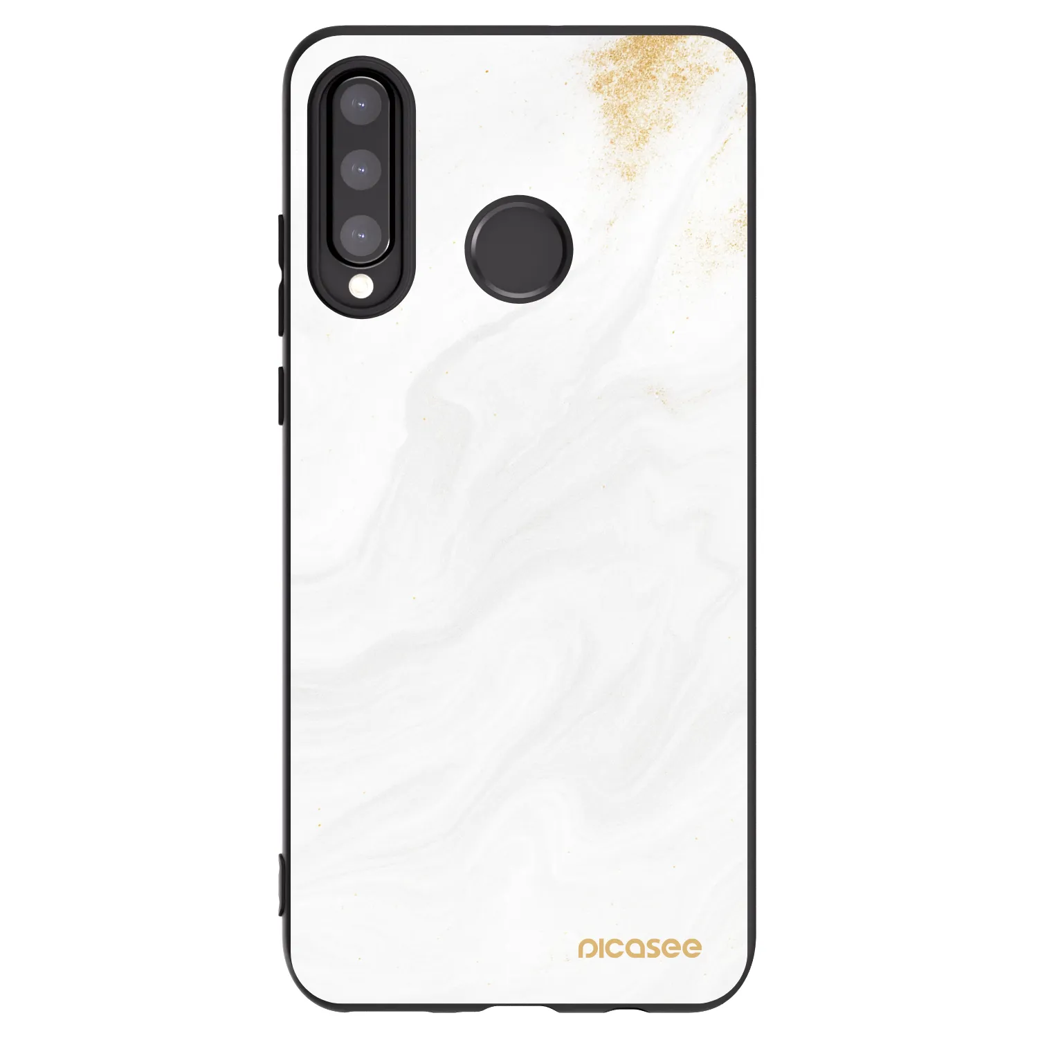 Picasee silikonski črni ovitek za Huawei P30 Lite - White