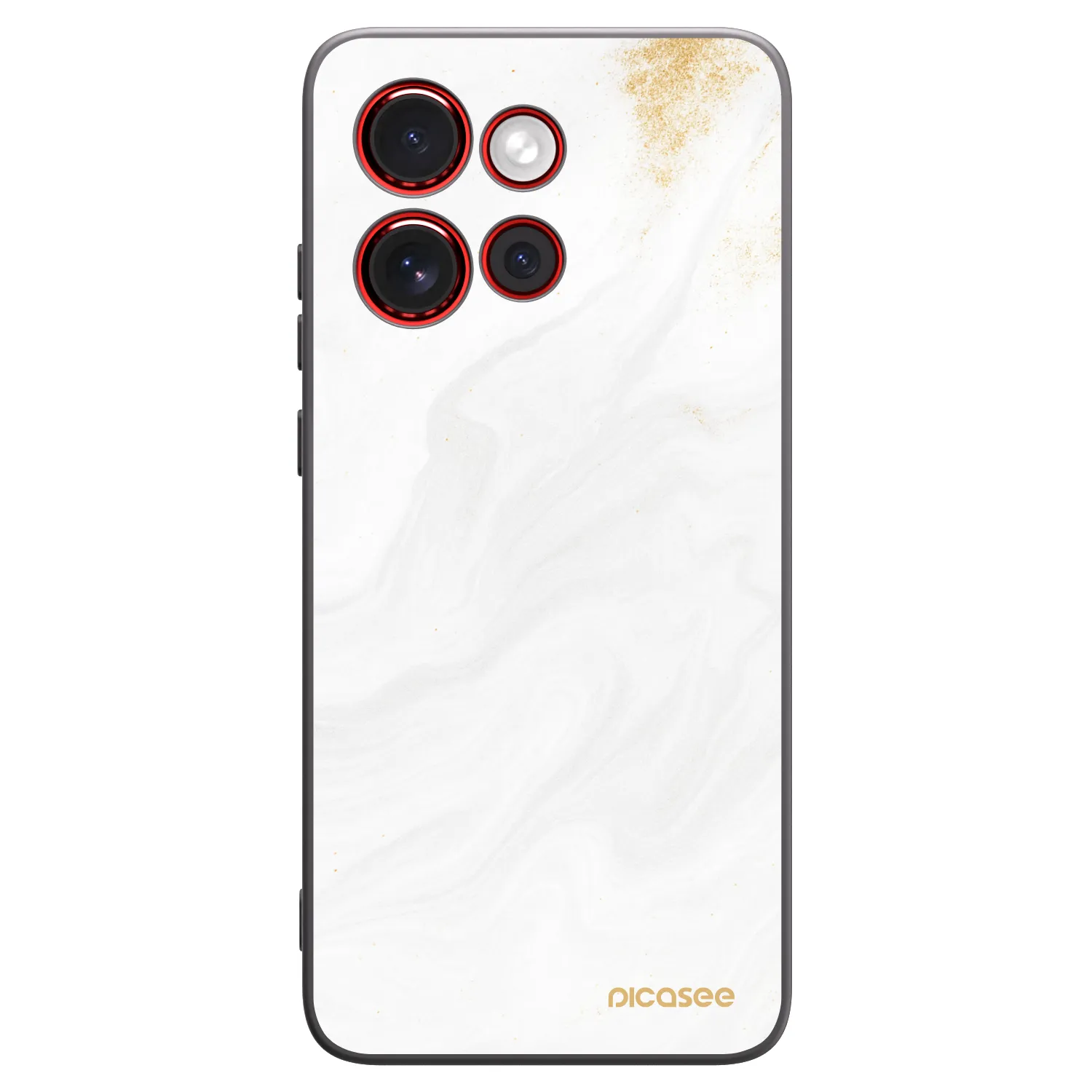Picasee silikonski črni ovitek za Motorola Edge 60 Neo 5G - White