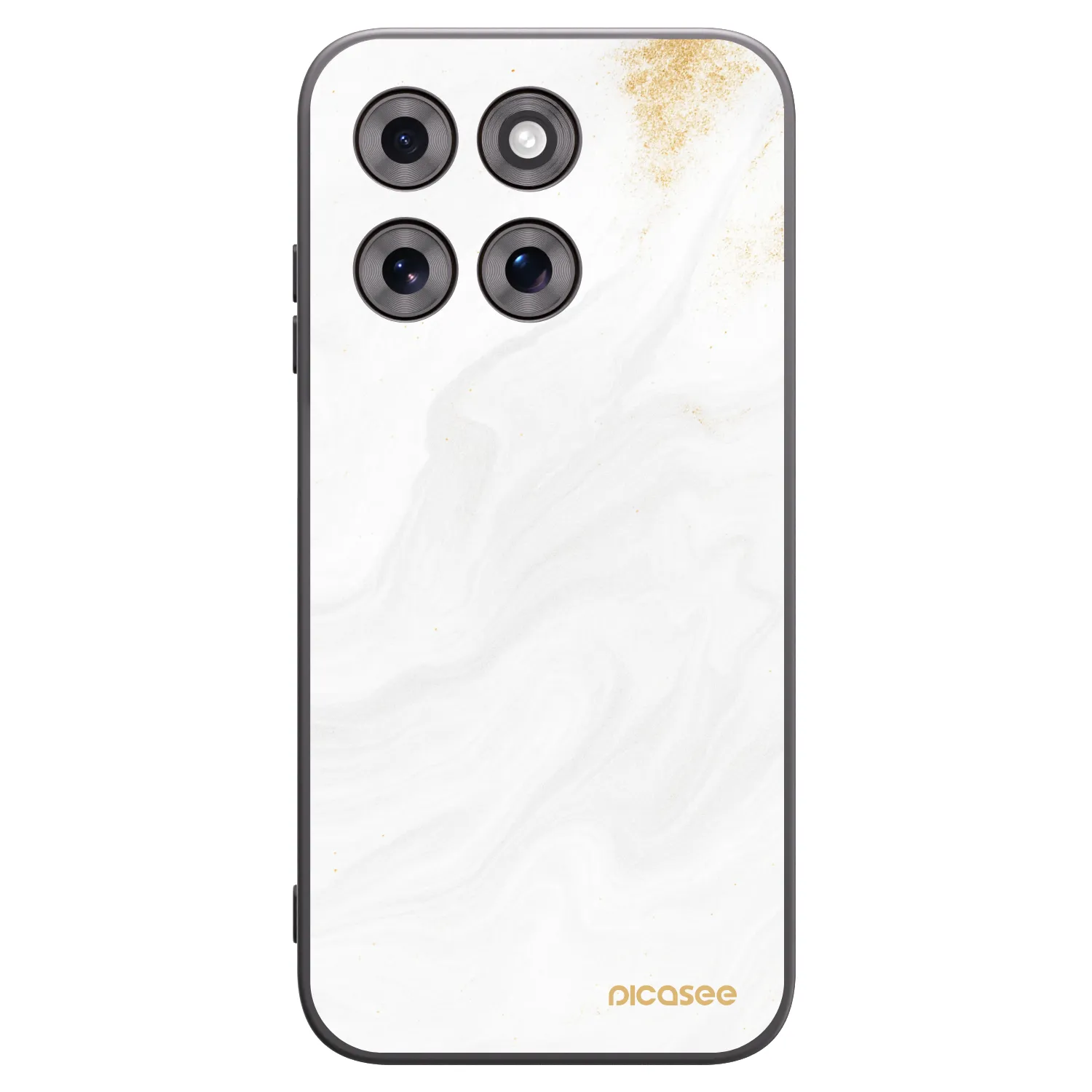 Picasee silikonski črni ovitek za Motorola Moto G77 - White