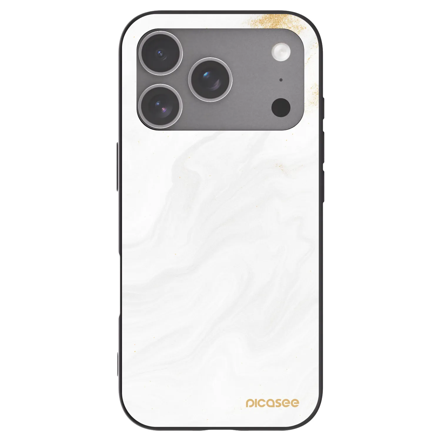 Picasee silikonski črni ovitek za Apple iPhone 18 Pro - White