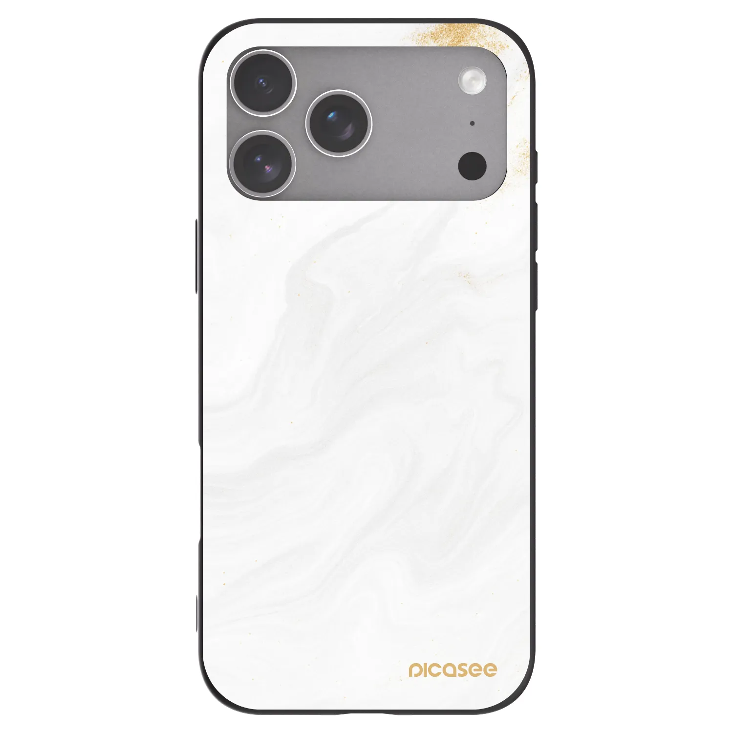 Picasee silikonski črni ovitek za Apple iPhone 18 Pro Max - White