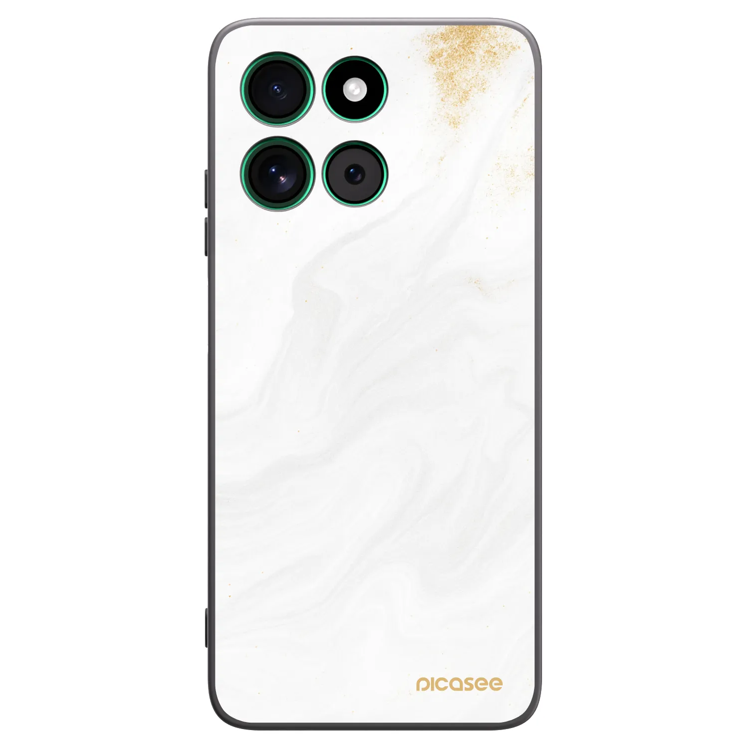 Picasee silikonski črni ovitek za Motorola Moto G57 Power - White