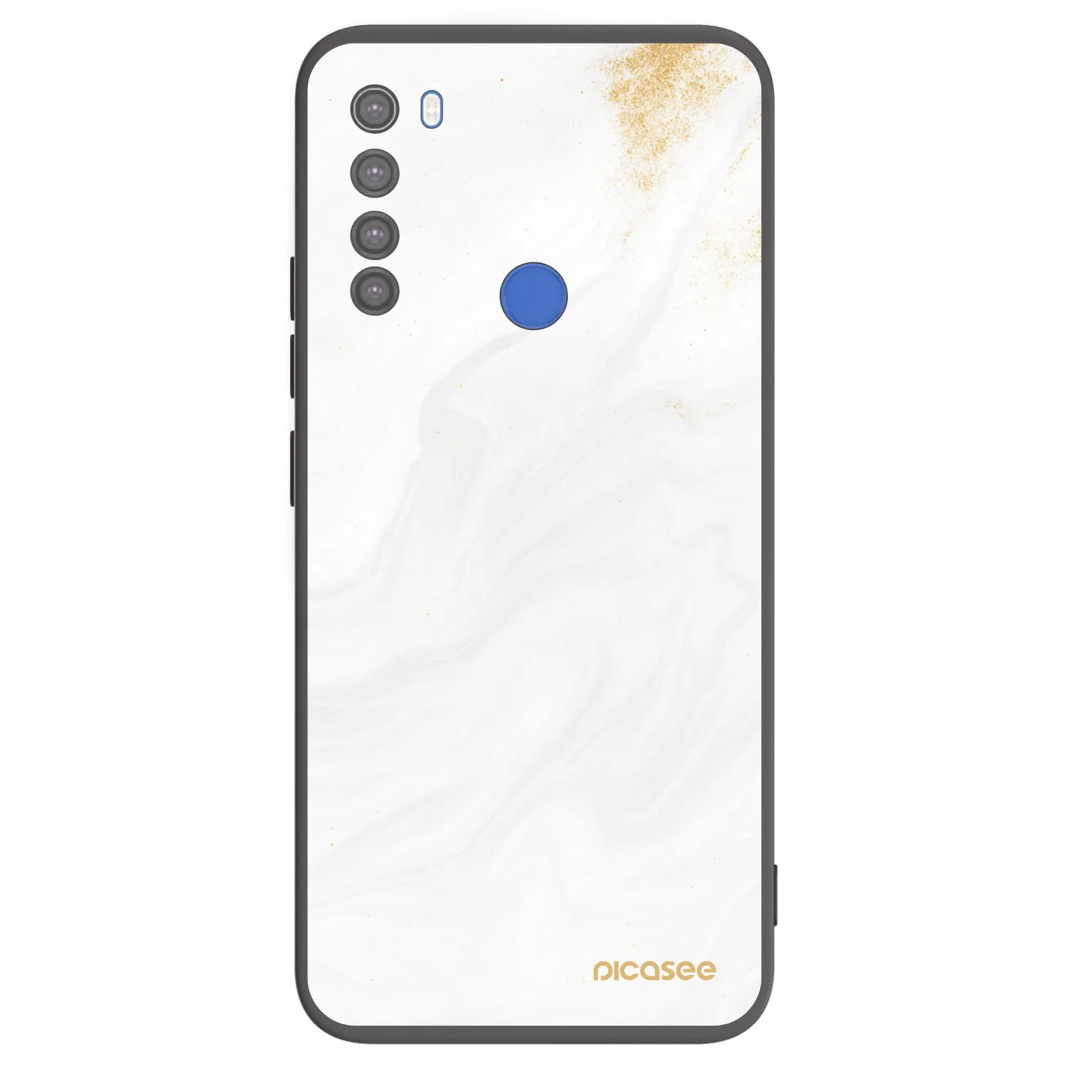 Picasee silikonski črni ovitek za Xiaomi Redmi Note 8T - White