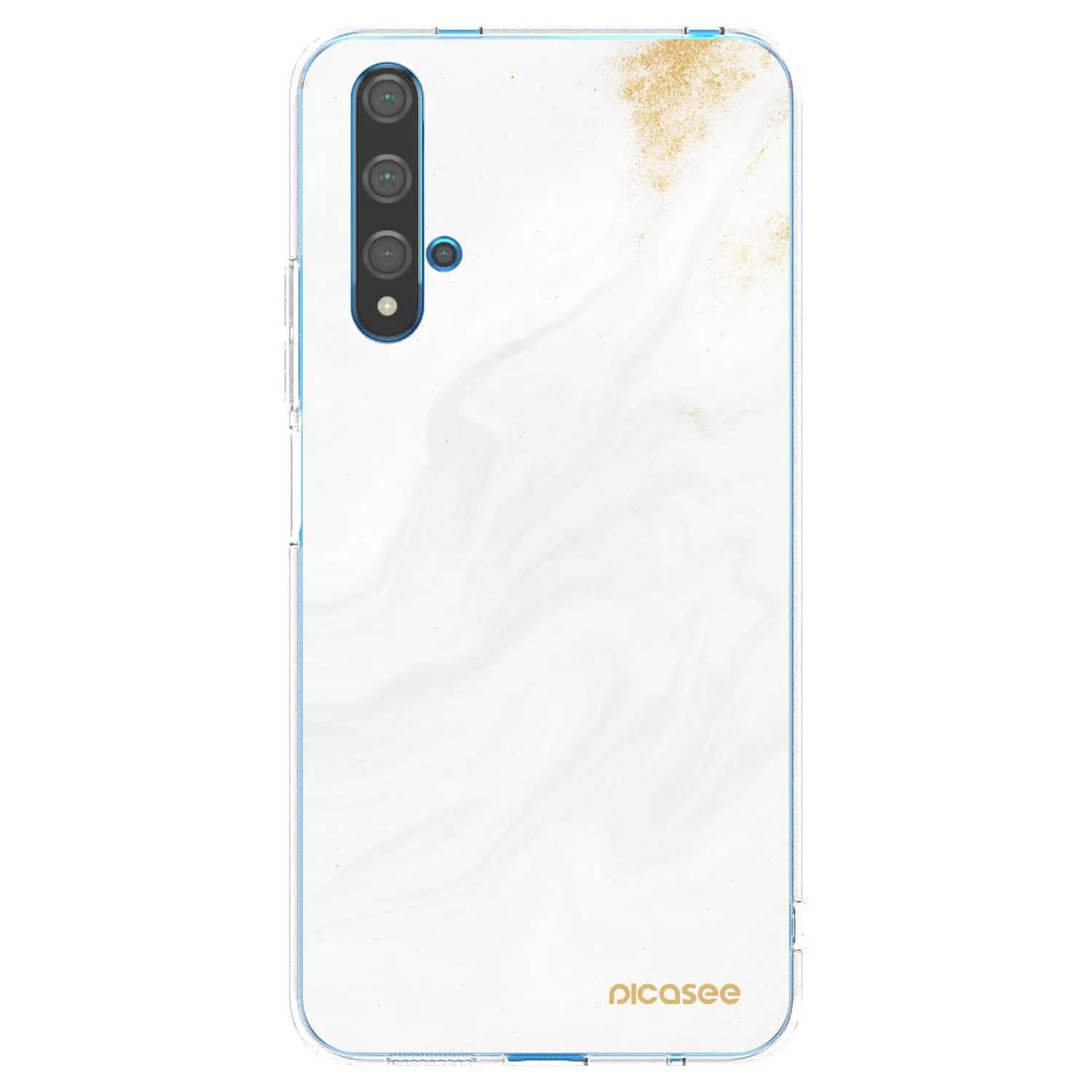 Picasee silikonski prozorni ovitek za Huawei Nova 5T - White
