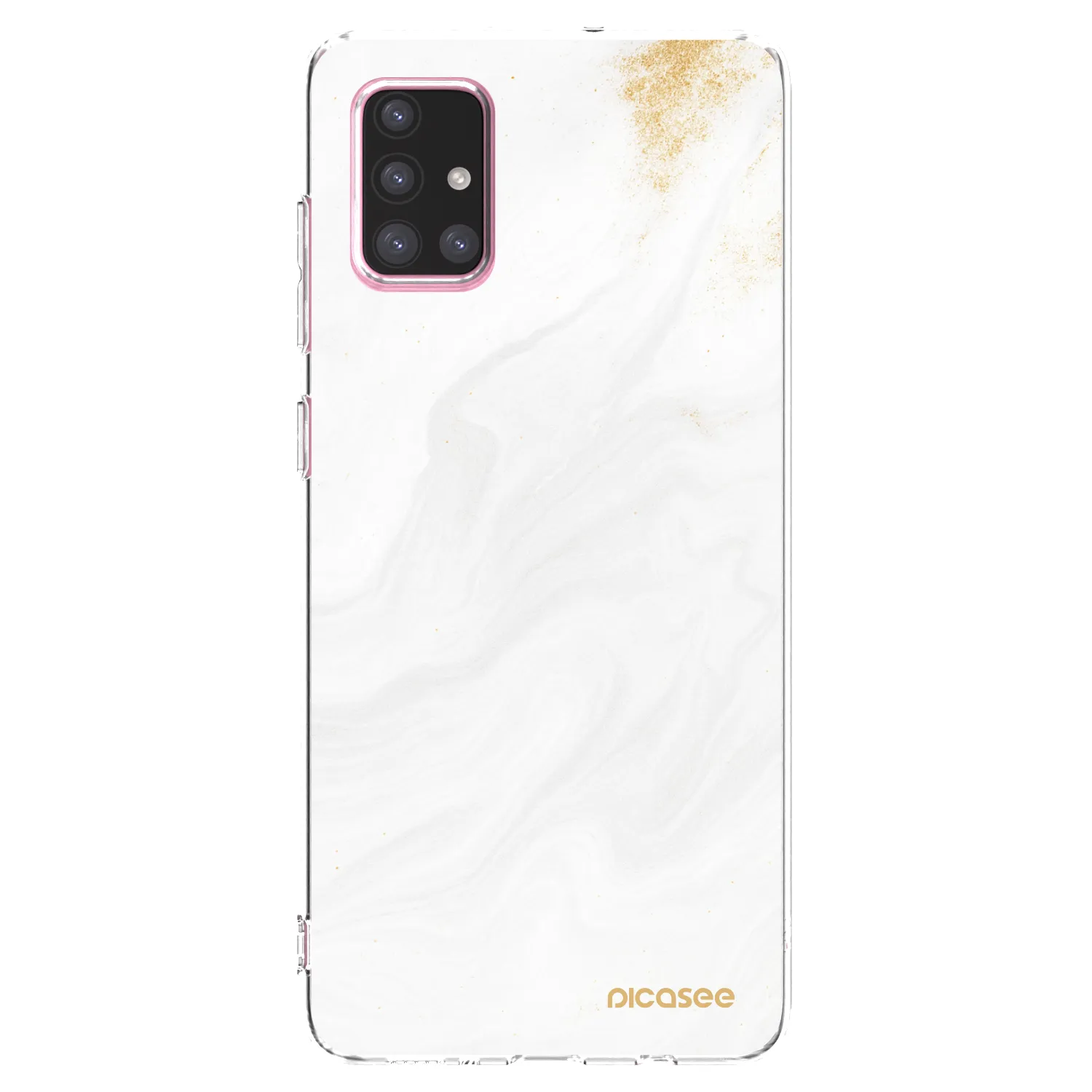 Picasee silikonski prozorni ovitek za Samsung Galaxy A71 A715F - White