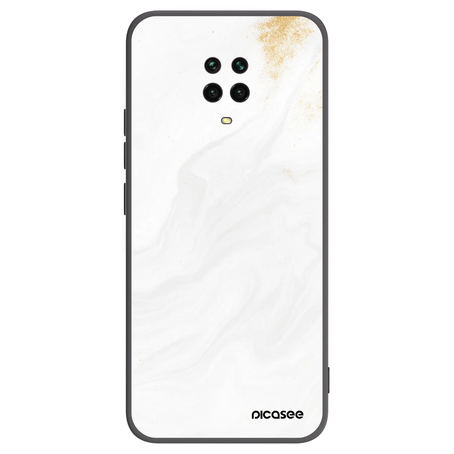 Picasee silikonski črni ovitek za Xiaomi Redmi Note 9S - White