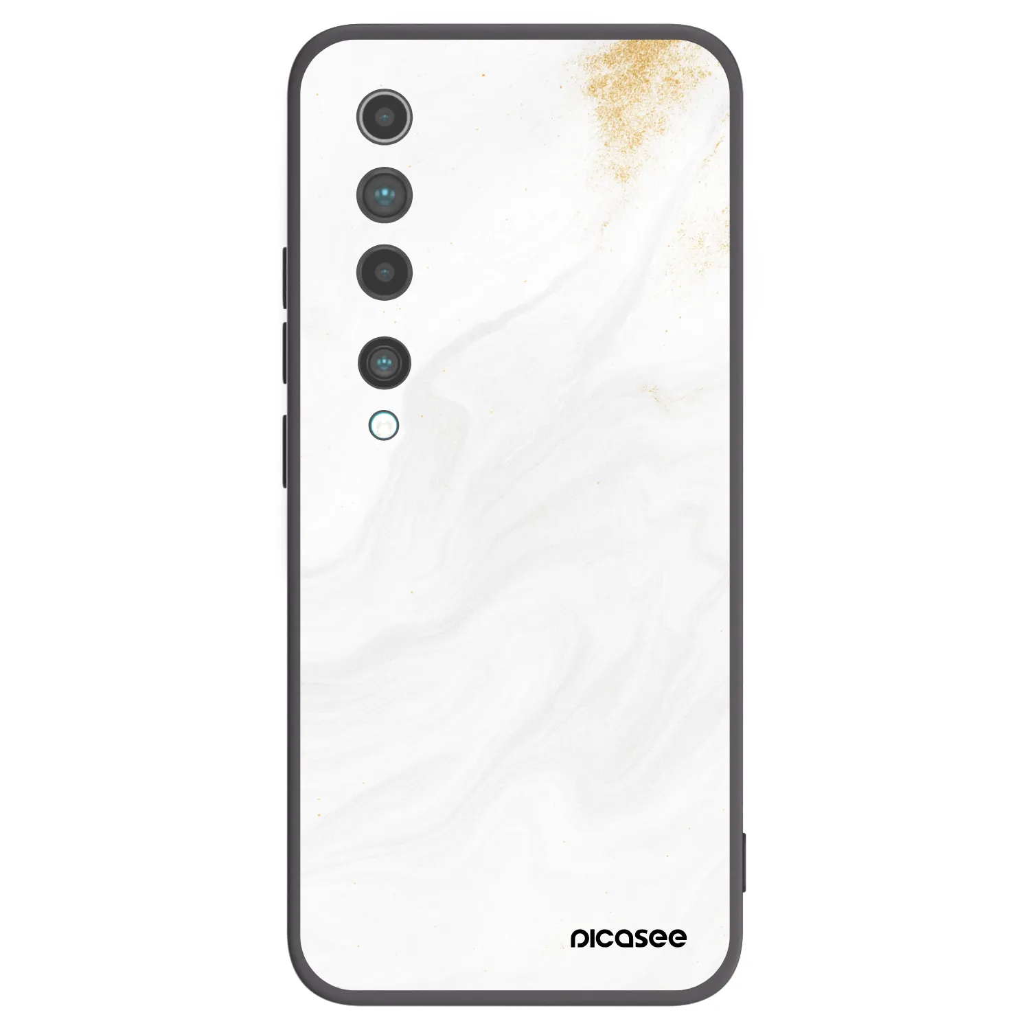 Picasee silikonski črni ovitek za Xiaomi Mi 10 - White