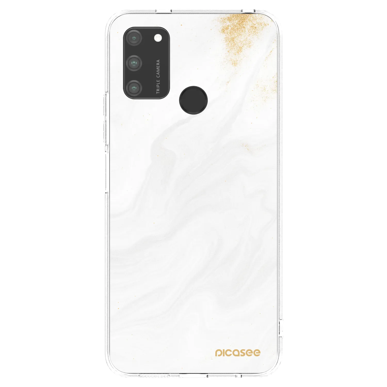 Picasee silikonski prozorni ovitek za Honor 9A - White