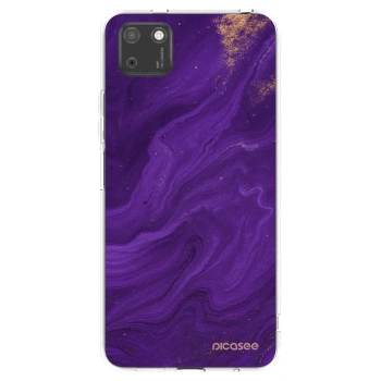 Picasee silikonski prozorni ovitek za Huawei Y5P - Purple