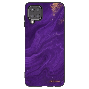 Picasee silikonski črni ovitek za Samsung Galaxy A12 A125F - Purple
