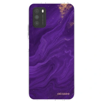 Picasee silikonski prozorni ovitek za Xiaomi Poco M3 - Purple