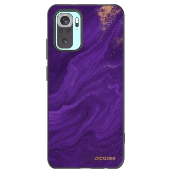 Picasee silikonski črni ovitek za Xiaomi Redmi Note 10 Pro - Purple
