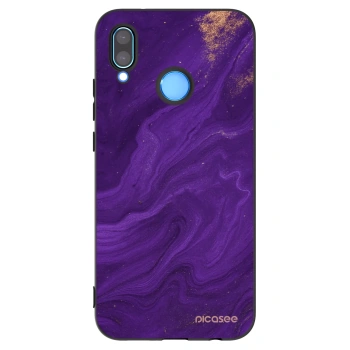 Picasee silikonski črni ovitek za Huawei P20 Lite - Purple