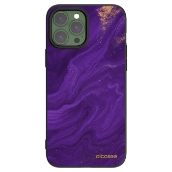 Picasee silikonski črni ovitek za Apple iPhone 13 Pro Max - Purple