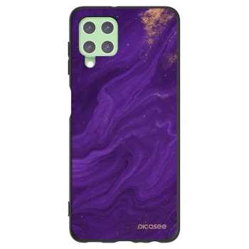 Picasee silikonski črni ovitek za Samsung Galaxy A22 A225F 4G - Purple