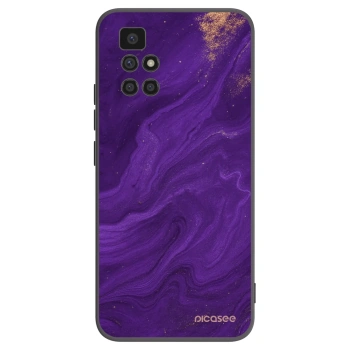 Picasee silikonski črni ovitek za Xiaomi Redmi 10 - Purple
