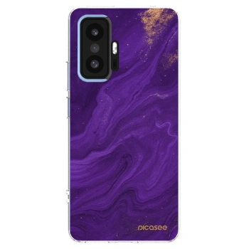 Picasee silikonski prozorni ovitek za Xiaomi 11T Pro - Purple
