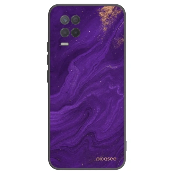 Picasee silikonski črni ovitek za Realme 8 5G - Purple