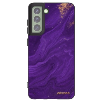 Picasee silikonski črni ovitek za Samsung Galaxy S21 FE 5G - Purple