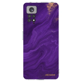 Picasee silikonski prozorni ovitek za Xiaomi Redmi Note 11 - Purple