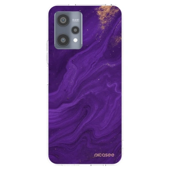 Picasee silikonski prozorni ovitek za Realme 9 Pro 5G - Purple
