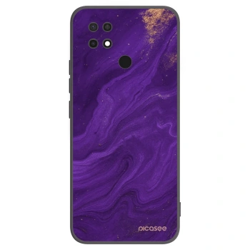Picasee silikonski črni ovitek za Xiaomi Redmi 10C - Purple