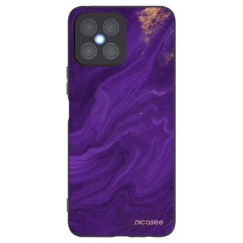 Picasee silikonski črni ovitek za Honor X8 4G - Purple