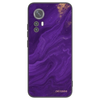 Picasee silikonski črni ovitek za Xiaomi 12X - Purple