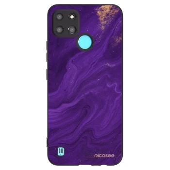 Picasee silikonski črni ovitek za Realme C21Y - Purple