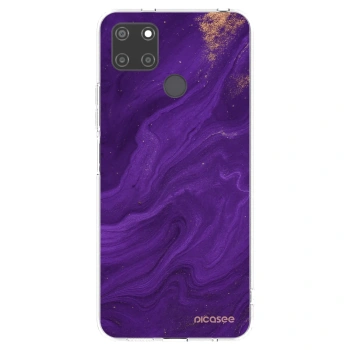 Picasee silikonski prozorni ovitek za Realme C21Y - Purple