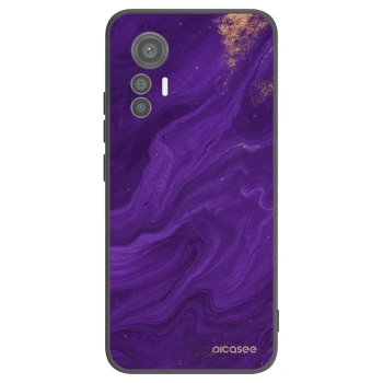Picasee silikonski črni ovitek za Xiaomi 12 Lite - Purple