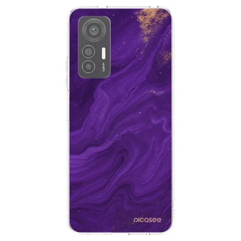 Picasee silikonski prozorni ovitek za Xiaomi 12 Lite - Purple
