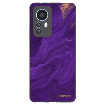Picasee silikonski črni ovitek za Xiaomi 12T Pro - Purple
