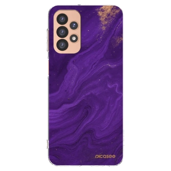 Picasee silikonski prozorni ovitek za Samsung Galaxy A23 A236B 5G - Purple