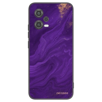 Picasee silikonski črni ovitek za Xiaomi Poco X5 - Purple