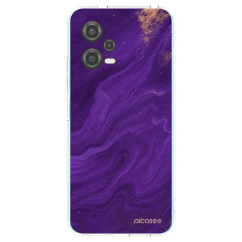 Picasee silikonski prozorni ovitek za Xiaomi Poco X5 - Purple