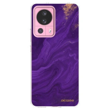 Picasee silikonski prozorni ovitek za Xiaomi 13 Lite - Purple
