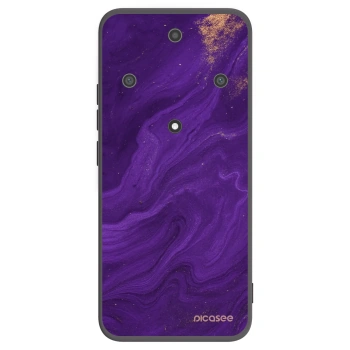 Picasee silikonski črni ovitek za Honor Magic5 Lite 5G - Purple