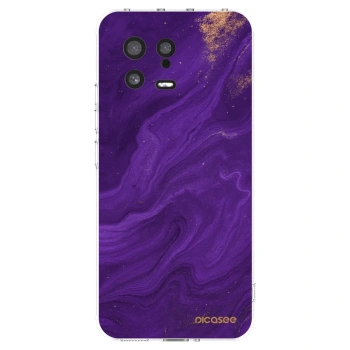 Picasee silikonski prozorni ovitek za Xiaomi 13 - Purple
