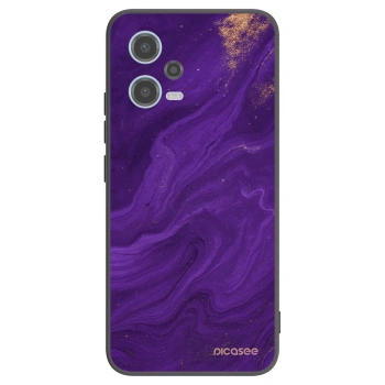 Picasee silikonski črni ovitek za Xiaomi Redmi Note 12 5G - Purple