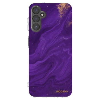 Picasee silikonski prozorni ovitek za Samsung Galaxy A14 4G A145R - Purple