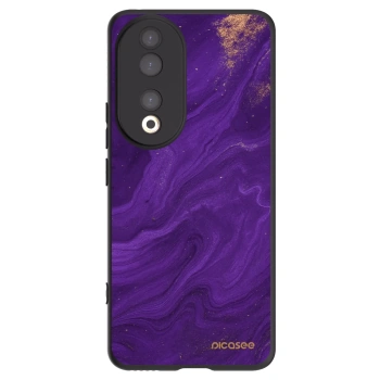 Picasee silikonski črni ovitek za Honor 90 5G - Purple