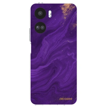 Picasee silikonski prozorni ovitek za Honor 90 Lite 5G - Purple