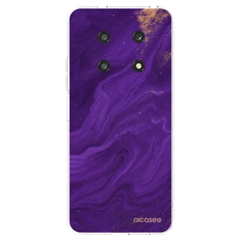 Picasee silikonski prozorni ovitek za Honor Magic4 Lite 5G - Purple