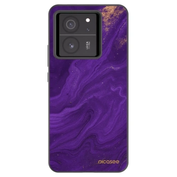 Picasee silikonski črni ovitek za Xiaomi 13T Pro - Purple